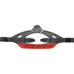 Cressi Mask Strap Professional Group C Black/Red - Cinturino Dotazione Originale per Maschere da Immersione e Snorkeling, Gruppo C, Nero/Rosso, Taglia Unica, Unisex
