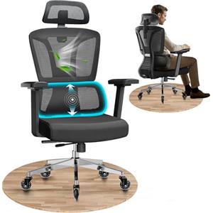 MELOKEA Sedia Ufficio Ergonomica, Sedia Gaming per Persone Alte