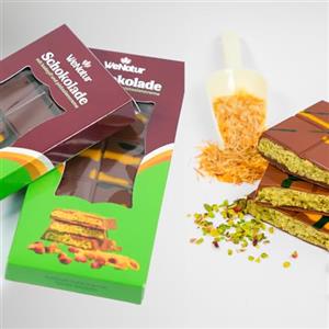 WeNatur Cioccolato stile Dubai al pistacchio - 2X200 g crema pistacchio dubai cioccolato - caramelle - dubai cioccolato kadayif fili per pasta e pistacchio - fontana di cioccolato originale
