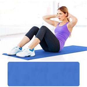 Generic Tappetino da yoga spesso 4 mm, anti-strappo, ad alta densità, antiscivolo, con cinghia per il trasporto, tappetino da yoga caldo per fitness, pilates, stretching, yoga a casa, palestra, pavimento
