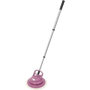 KANBCNG Pulitore elettrico per pavimenti e lucidatrice senza fili, 36 W, con LED, tre tipi di cuscini per la pulizia, rotabile, allungabile, asciugatura a secco e a umido
