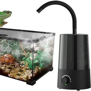 Generic Umidificatore per rettili - nebulizzatore da 2,5 litri con spegnimento automatico per serbatoio terrario | Umidificatore per anfibi - terrari, vivari, camaleonti, anfibi, tartarughe, serpenti, rane