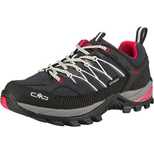 CMP Rigel Low Wmn Trekking Shoe Wp, Scarpe da trekking Donna, Antracite-Off White, 42 EU