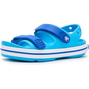 Crocs Crocband Cruiser Sandali, Venezian/Blue Bolt, 4 UK Bambino, Bullone Blu Veneziano, 19 EU