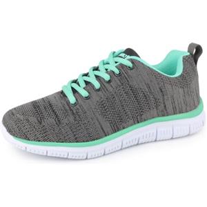 riemot Sneakers Scarpe da Ginnastica Donna Traspiranti Scarpes da Running Corsa Camminata Tennis Outdoor Fitness Sportive Scarpe Palestra Donna Sneaker per Jogging Lavoro Leggere Casual, Grigio, 37 EU