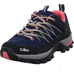 CMP Rigel Low Wmn Trekking Shoe Wp, Scarpe da trekking Donna, Blue-Corallo, 38 EU