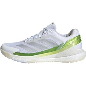 Adidas Donna Crazyquick Boost Padel Shoes, Cloud White/Zero Metalic/Lucid Lemon, 36 2/3 EU