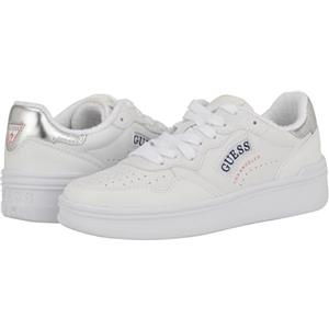 GUESS Sybela, Scarpe da Ginnastica Donna, Bianco Argento 143, 11