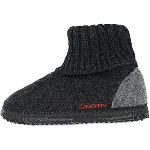 Giesswein Kramsach Kids, Pantofole, Unisex - Bambini e ragazzi, Grigio Notte 028, 26 EU