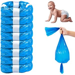 My Happy Nappy 8 Ricariche Compatibili con Tommee Tippee Twist & Click, Sangenic Tec, Simplee Sangenic e LitterLocker - Sacchetti Profumati 4,5 Metri Anti-Odore
