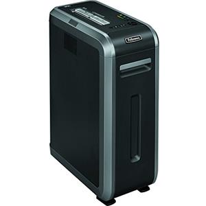 Fellowes 4613001 Distruggidocumenti Powershred 125i, a Strisce, Nero/Silver