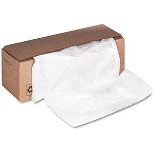 Fellowes Sacchetti per Distruggidocumenti Serie 425/485, Confezione da 50 Sacchetti 110-130 L Trasparenti e Resistenti per Cestino, Ideali per Ufficio e Uso Commerciale