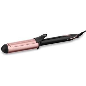 BaByliss C453E Ferro Arricciacapelli Extra Lungo da 38 mm, Quartz Ceramic, Riscaldamento Advanced Ceramics per Onde Morbide a Lunga Durata, 6 Temperature, Nero e Rosa