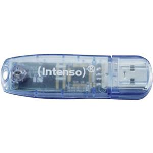 Intenso INT-3502450 Memory Stick Rainbow Line USB, 4 GB, Blu