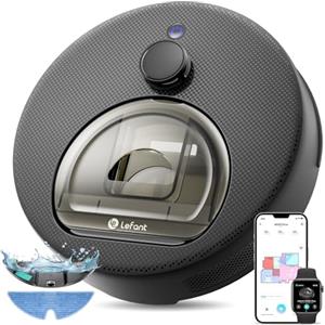 Lefant M330 Plus Robot Aspirapolvere Lavapavimenti con Mappatura, Aspirazione 5000Pa, 150min, Senza Grovigli, Evita Tappeti, WiFi App Alexa, Ideale per Animali e Pavimenti Duri