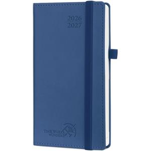 POPRUN Agenda 2026 2027 Settimanale Tascabile 8,8 x 16,3cm