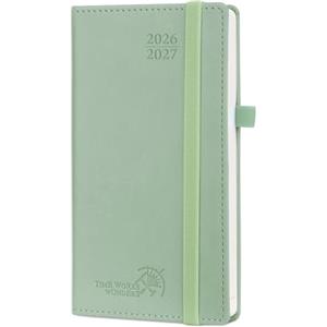 POPRUN Agenda 2026 2027 Settimanale Tascabile 8,8 x 16,3cm