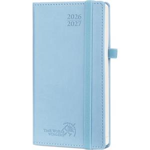 POPRUN Agenda 2026 2027 Settimanale Tascabile 8,8 x 16,3cm