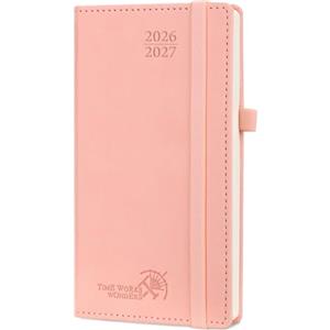 POPRUN Agenda 2026 2027 Settimanale Tascabile 8,8 x 16,3cm