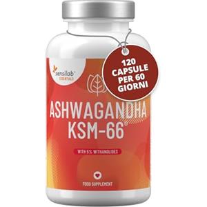 Sensilab Ashwagandha KSM-66-120 capsule vegane - Sensilab