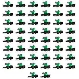 Irritec Riegoprofesional Rubinetto di Arresto da 20 mm per irrigazione a Goccia x 1/2 Filettatura Maschio (conf. 50 pz.)