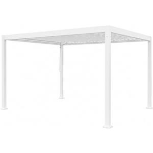 OPEN.AIR Pergola Bioclimatica 3x4 Metri con Lamelle Orientabili | Acciaio e Alluminio, Gazebo da Esterno, Lamelle Regolabili, Struttura Resistente, 3x4 Metri