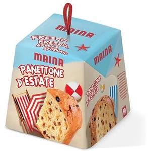 Zeus Party Maina Panettone d'estate con canditi e uvetta 750g Aspettando il Natale con Dolcezza e senza rinunciare al panettone in Estate!