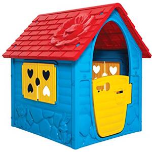 Dohany 456 Casetta giocattolo per interni ed esterni, casetta da giardino per bambini dai 2 anni in su, 106 x 98 x 90 cm