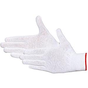 JAH Guanti in maglia cotone/poliammide con puntini in PVC - presa antiscivolo per magazzino, montaggio & spedizione
