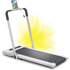 IDS Tapis Roulant Salvaspazio 10 km/h | Marchio Italiano | Mod. GIOTTO Bianco | Compatibile APP Bluetooth + Programmi | Pieghevole Compatto Elettrico | Indoor Sports GARANZIA e Assistenza ITALIA