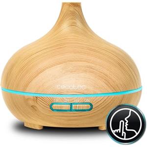 Cecotec Umidificatore a Ultrasuoni - Diffusore Ambiente Pure Aroma 300 Yang Extra. Serbatoio da 300 ml, 7 Colori LED con Controllo Manuale o Automatico, Timer 6 h, Copertura 15 m²