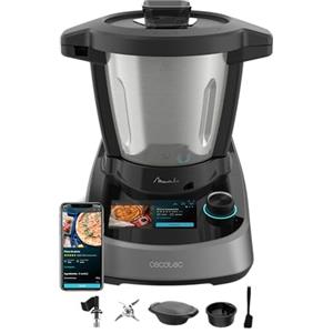 Cecotec Robot da Cucina Multifunzione Mambo Touch Daily. Capacità 3,3 Litri, 37 Funzioni, Display Touch, App Mambo con Ricettario, Bilancia e Caraffa in Acciaio Inossidabile Lavabile in Lavastoviglie