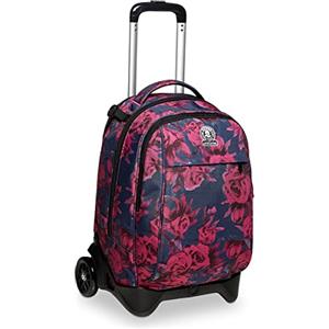 Invicta Trolley TECH ROSES, Crossover System, Tasche multifunzione, Per bambine e ragazze, Scuola, Tempo libero, Viaggi