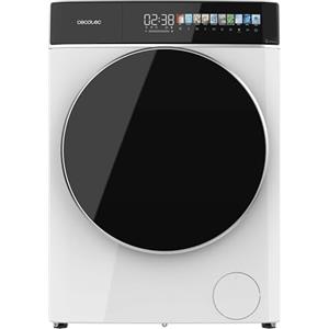 Cecotec Lavatrice a Carica Frontale - Lavatrice 9Kg Carico Frontale Bolero DressCode 9900 Inverter FullColor A. Bianco, 1400 rpm, Display 10,3", 11 programmi, Motore Inverter Plus, SteamMax, Classe A