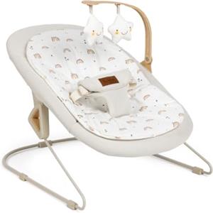 Jane Jané Sdraietta per Neonati dalla Nascita, Sdraietta Ultraleggera con Dondolio Naturale, Barra Giochi e Riduttore, Rivestimento Sfoderabile e Lavabile, Beige