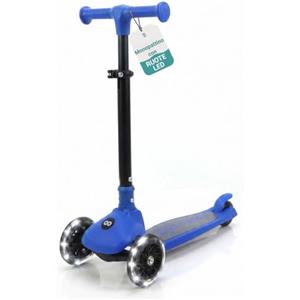 SereneLife Monopattino Bambino Pieghevole a 3 Ruote con Luci LED, Manubrio Regolabile, Freno Posteriore, per Bambini e Bambine dai 3 Anni fino a 50 kg