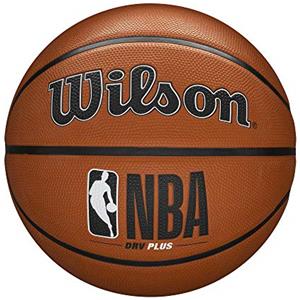Wilson Pallone da Basket NBA DRV PRO PLUS, Utilizzo Outdoor, Gomma