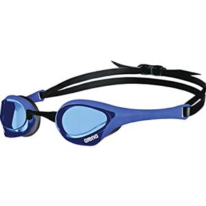 ARENA Cobra Ultra Swipe Occhialini Nuoto da Gara Unisex Adulto, Occhialini Piscina con Lenti Curve, Anti-Appannamento, Protezione UV, 5 Ponti Nasali Intercambiabili
