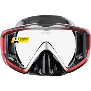 Cressi Liberty Triside Mask - Maschera Panoramica 3 Vetri per Immersioni, Apnea e Snorkeling, Taglia Unica, Unisex Adulto