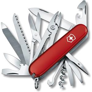 Victorinox Handyman, coltellino svizzero multiuso, coltello tascabile multifunzione, 24 funzioni, lama, pinzette, forbici