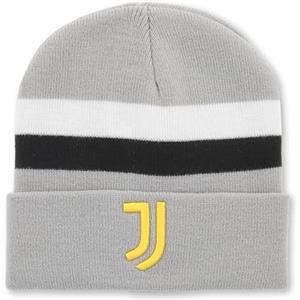 Juventus - Berretto Invernale con Logo, Prodotto Ufficiale, Grigio