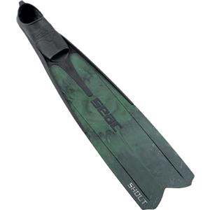 SEAC Shout, Pinne Lunghe per Pesca Sub, apnea e Immersioni Unisex Adulto, Verde, 45/46