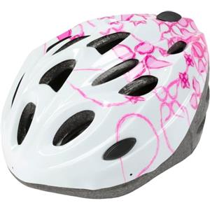 On Bike Casco bici ragazza imbottito regolabile taglia M 55-58 cm rosa aerodinamico frontalino