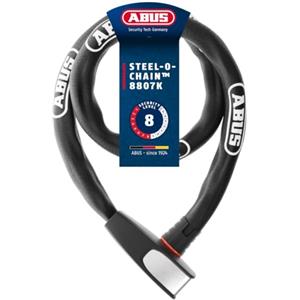 ABUS Lucchetto a catena Steel-O-Chain 8807K - Lucchetto flessibile per bicicletta in acciaio temprato - Livello di sicurezza 8