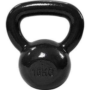 Amazon Basics Kettlebell in ghisa, 16 kg, Nero