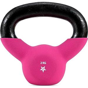 Yes4All 2-20kg Kettlebell in ghisa con rivestimento in neoprene, Kettlebells multicolore
