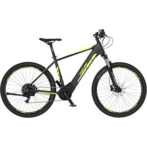 Fischer Bicicletta elettrica MTB MONTIS 5.0i, bicicletta elettrica per uomo e donna, con motore centrale da 50 Nm, batteria da 36 V nel telaio, grigio ardesia opaco, 29 pollici