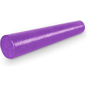 ProsourceFit High Density Foam Rollers 36 - inches long,Firm Full Body Athletic Massage Tool for Back Stretching, Yoga, Pilates, Post Workout Muscle Recuperation, Purple