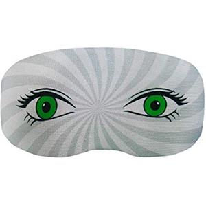 Coolcasc® Coolmasc - Copri Maschera Sci in Microfibra, Occhi Verdi