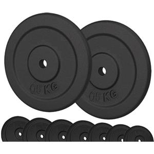 G5 HT SPORT Dischi in Ghisa per Palestra【Ø Foro 25 mm】 Venduti Singolarmente o in Coppia [da 0.5 a 20 kg] Compatibili con Bilancieri e Manubri | Resistenza e Durabilità per Home Gym